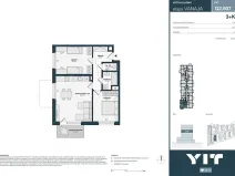 Prodej bytu 3+kk, Kladno, Unhošťská, 69 m2