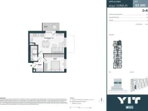 Prodej bytu 2+kk, Kladno, Unhošťská, 50 m2