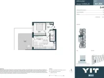 Prodej bytu 2+kk, Kladno, Unhošťská, 43 m2