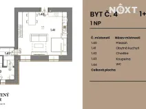 Prodej bytu 1+kk, Rapotín, Výzkumníků, 54 m2