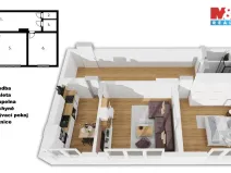 Prodej bytu 2+1, Pardubice - Zelené Předměstí, Čs. armády, 61 m2