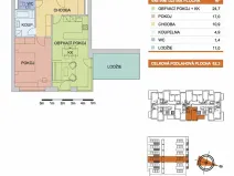 Pronájem bytu 2+kk, Olomouc - Řepčín, Aloise Rašína, 62 m2
