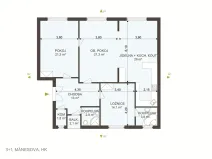 Pronájem bytu 3+1, Hradec Králové, Mánesova, 100 m2