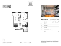 Pronájem bytu 2+kk, Praha - Strašnice, Černokostelecká, 40 m2