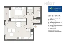 Pronájem bytu 2+kk, Brno, Jižní, 59 m2