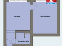 Prodej bytu 1+1, Klášterec nad Ohří - Miřetice u Klášterce nad Ohří, Dukelská, 39 m2