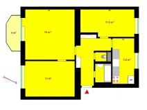Pronájem bytu 3+1, Havlíčkův Brod, U Pekárny, 63 m2