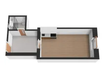 Pronájem bytu 1+kk, Praha - Libeň, Prosecká, 30 m2