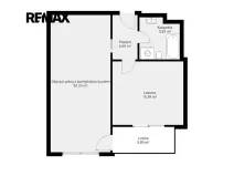 Pronájem bytu 2+kk, Praha - Břevnov, Radimova, 59 m2