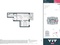Prodej bytu 2+kk, Praha - Kamýk, Imrychova, 44 m2