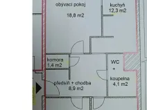 Prodej bytu 3+1, Praha - Motol, Ježovská, 72 m2