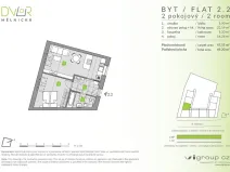 Prodej bytu 2+kk, Brandýs nad Labem-Stará Boleslav - Stará Boleslav, Mělnická, 48 m2