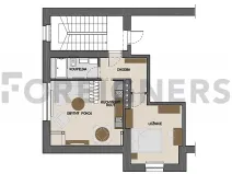 Pronájem bytu 2+kk, Brno, Wurmova, 55 m2