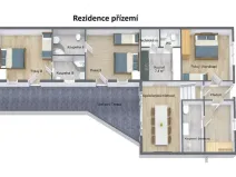 Prodej rodinného domu, Kobylí, 350 m2