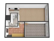 Pronájem bytu 2+kk, Praha - Stodůlky, Zvoncovitá, 42 m2