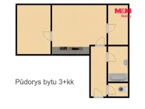 Pronájem bytu 3+kk, Kolín - Kolín I, Rubešova, 65 m2