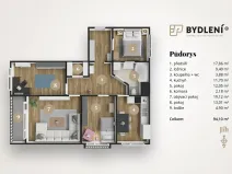Prodej bytu 4+1, Teplice, U Červeného kostela, 94 m2