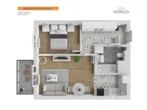 Pronájem bytu 2+kk, Praha - Hostivař, 47 m2