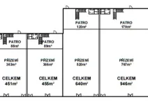 Pronájem obchodního prostoru, Nehvizdy, Pražská, 451 m2