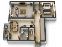 Prodej bytu 2+1, Tábor, Jesenského, 64 m2