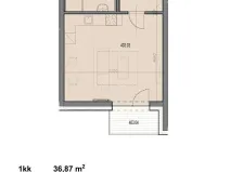 Prodej bytu 2+kk, Plzeň, V Malé Doubravce, 36 m2