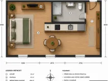 Pronájem bytu 2+kk, Uherský Brod, Kaunicova, 41 m2