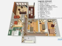 Pronájem rodinného domu, Brandýs nad Labem-Stará Boleslav, Smetanova, 180 m2