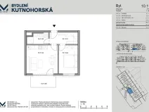 Prodej bytu 2+kk, Praha - Dolní Měcholupy, Kutnohorská, 42 m2