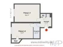 Prodej bytu 2+1, Praha - Libeň, Na žertvách, 46 m2