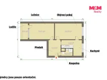 Pronájem bytu 2+1, Plzeň - Skvrňany, Macháčkova, 62 m2