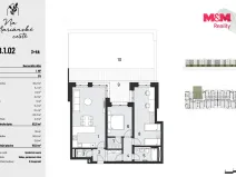 Prodej bytu 3+kk, Brandýs nad Labem-Stará Boleslav, Dřevčická, 83 m2