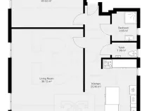 Pronájem bytu 2+1, Praha - Braník, Vlnitá, 90 m2