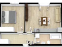 Pronájem bytu 2+kk, Liberec, Podzimní, 50 m2