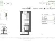 Prodej bytu 1+kk, Praha - Vysočany, Kolmá, 16 m2
