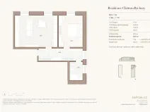 Prodej bytu 2+kk, Býchory, 58 m2