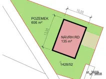 Prodej pozemku, Plzeň, Rákosová, 606 m2