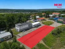 Pronájem komerčního pozemku, Libušín, Důl Max, 1000 m2