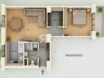 Prodej bytu 2+1, Ostrava, Ukrajinská, 57 m2