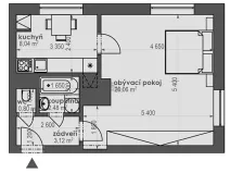 Pronájem bytu 1+1, Ostrava, Sládkova, 44 m2