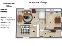 Prodej chalupy, Kámen, 61 m2