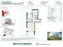 Prodej bytu 3+kk, Praha - Jinonice, Radlická, 77 m2