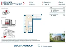 Prodej bytu 1+kk, Praha - Jinonice, Radlická, 29 m2