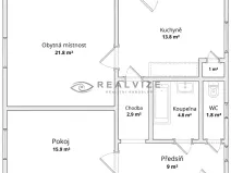 Prodej bytu 2+1, České Budějovice, Mánesova, 73 m2