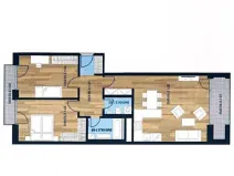 Pronájem bytu 3+kk, Praha - Smíchov, Šiklové, 97 m2