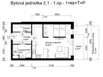 Prodej bytu 1+kk, Lanškroun, Vančurova, 49 m2