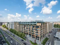 Pronájem kanceláře, Praha - Karlín, Rohanské nábřeží, 614 m2