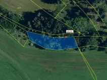 Dražba pozemku, Březí nad Oslavou, 1043 m2