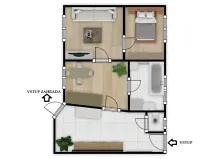Pronájem rodinného domu, Rosice, Na Mýtě, 58 m2