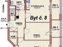 Pronájem bytu 3+kk, Plzeň, Studentská, 75 m2