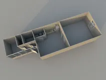 Pronájem bytu 2+kk, Praha - Smíchov, Na Valentince, 55 m2